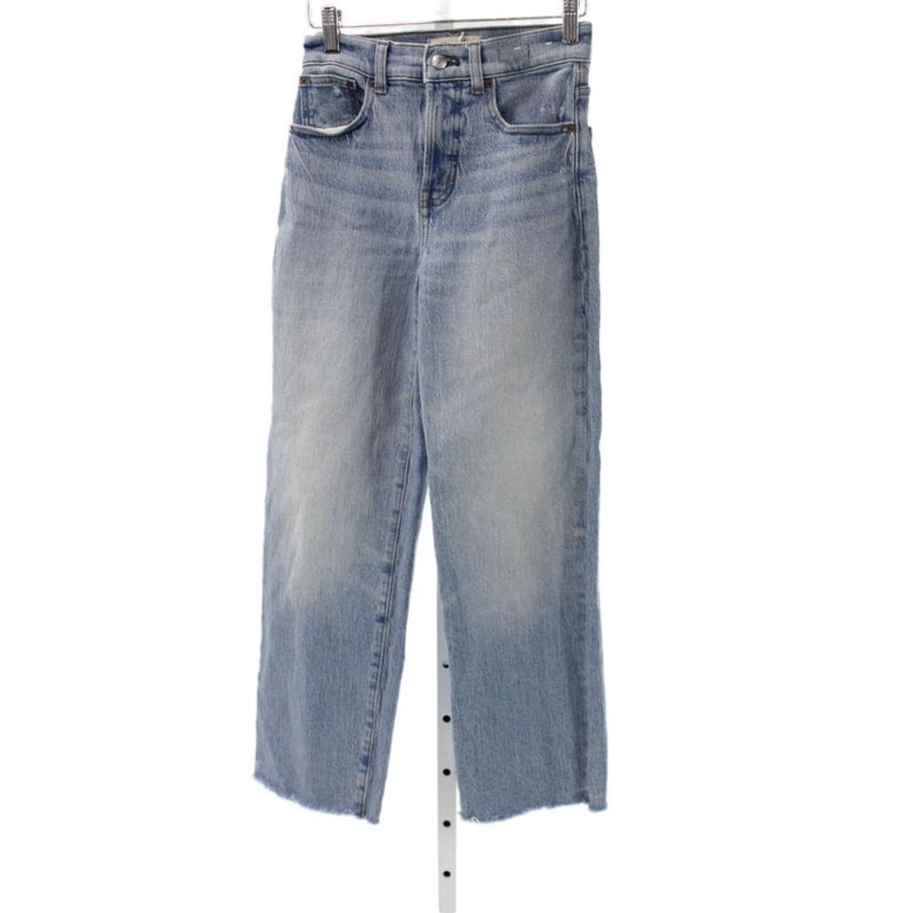 Madewell Women Straight Blue Cotton Jeans Size 23